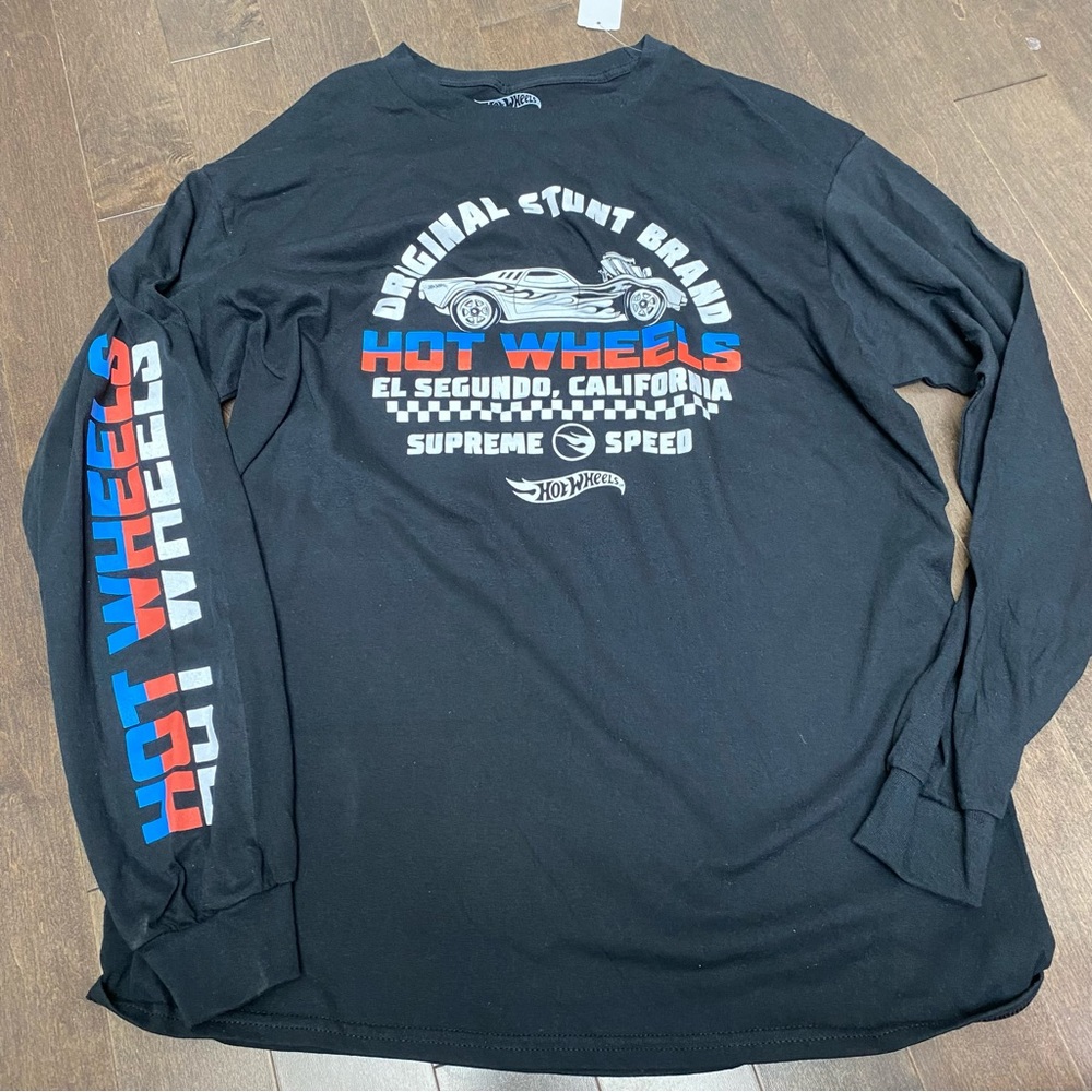 NWT Hot Wheels Mens Long Sleeve T-Shirt
